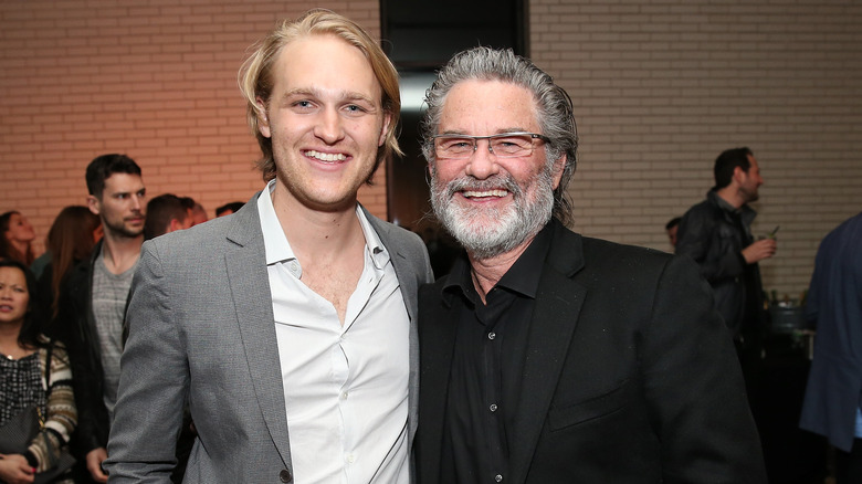 Wyatt Russell and Kurt Russell