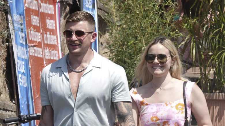 Adam Peaty and Holly Ramsay