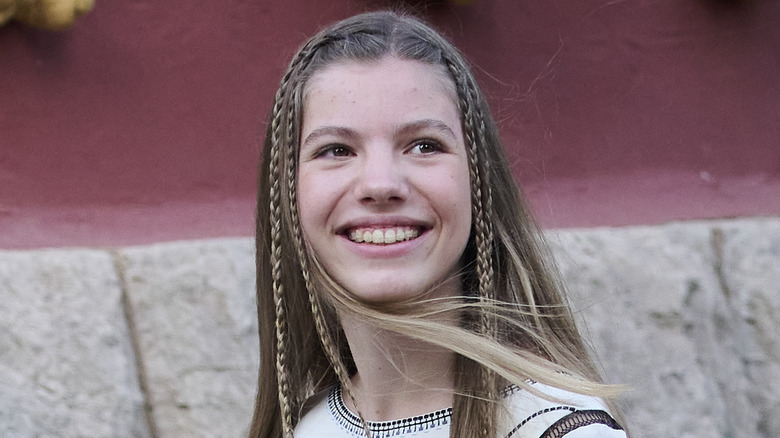 Infanta Sofía smiling