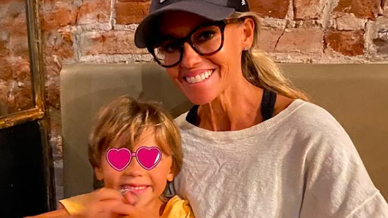 Nicole Curtis and her son Harper