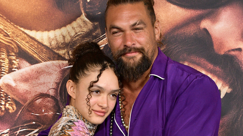 Jason Momoa with his daughter, Lola