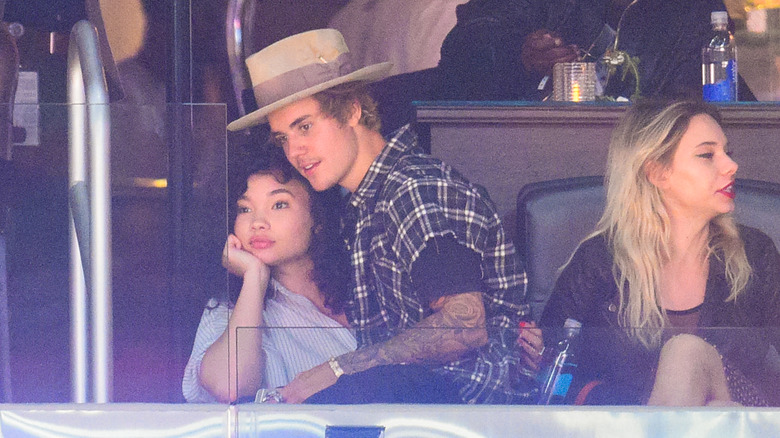 Ashley Moore and Justin Bieber