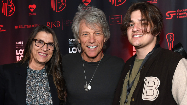 Romeo Bongiovi with his parents