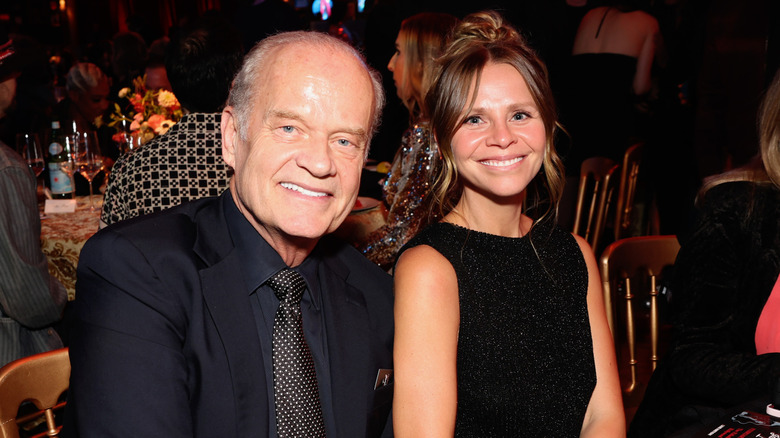 Kayte Walsh smiling with Kelsey Grammer