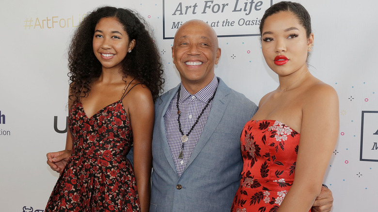 Aoki Lee Simmons, Russell Simmons, Ming Lee Simmons