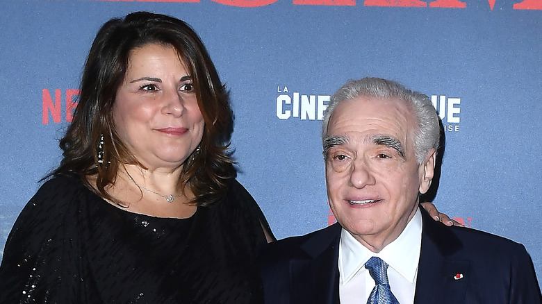 Cathy and Martin Scorsese posing