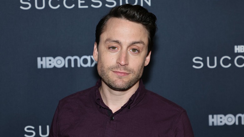 actor Kieran Culkin posing