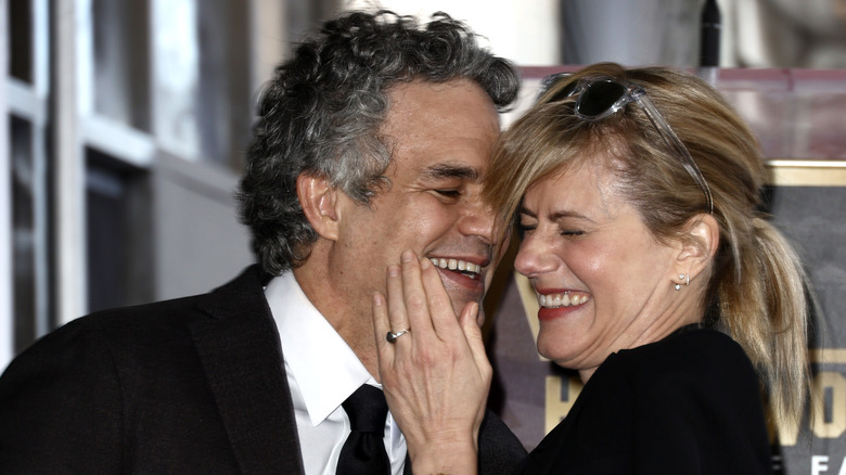 Sunrise Coigney and Mark Ruffalo laughing together