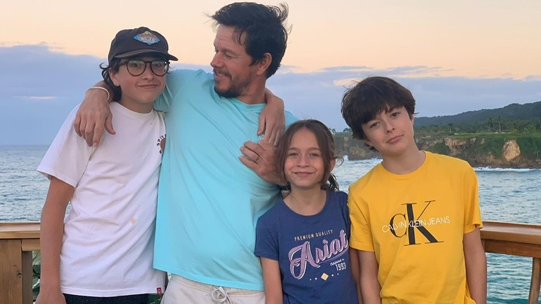 Mark Wahlberg and his children