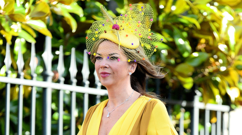 Heather Kerzner at Princess Eugenie's wedding