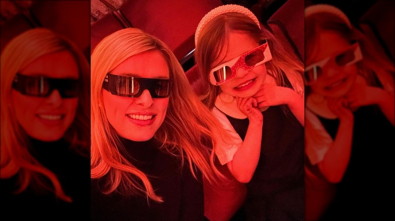 Nicky and Teddy Rothschild wearing 3D glasses