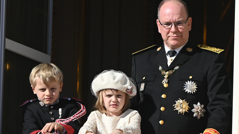Prince Albert, Gabriella, and Jacques at event