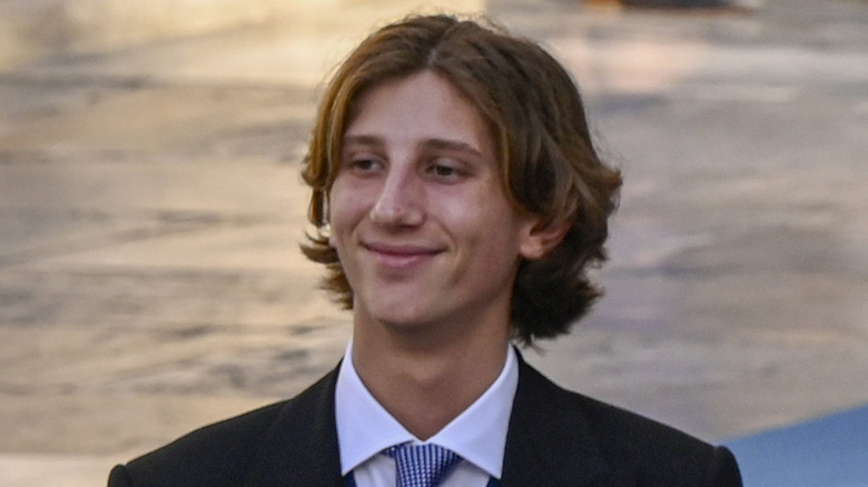 Prince Odysseas-Kimon smiling