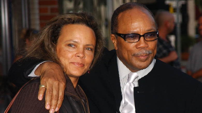 Jolie Jones Levine and Quincy Jones