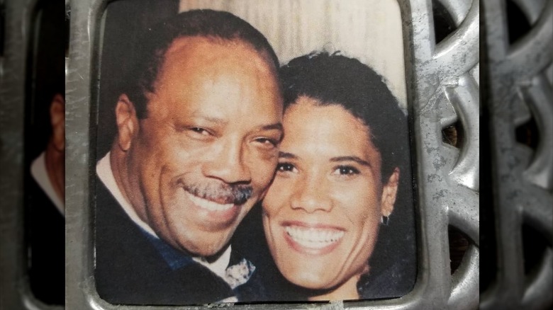 Quincy Jones and Rachel Jones smiling