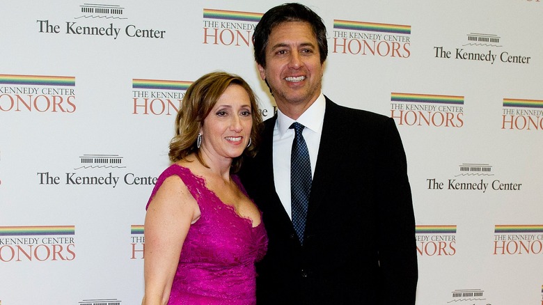 Anna Romano and Ray Romano on the red carpet