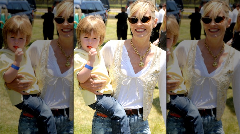 Quinn Stone and Sharon Stone