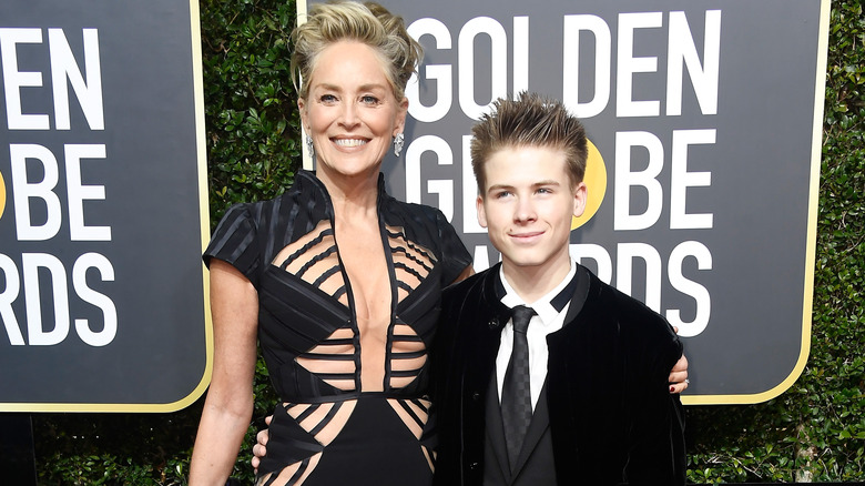 Sharon Stone and Roan Joseph Stone