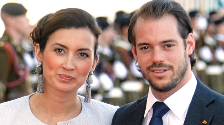 Félix and Princess Claire at an event