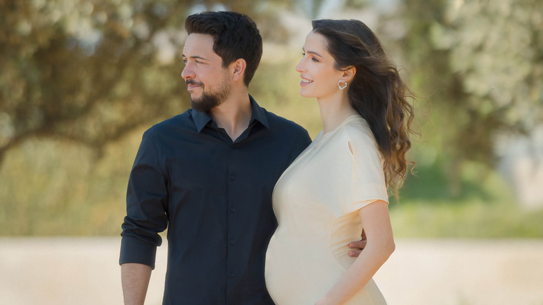 Crown Prince Hussein and Princess Rawja