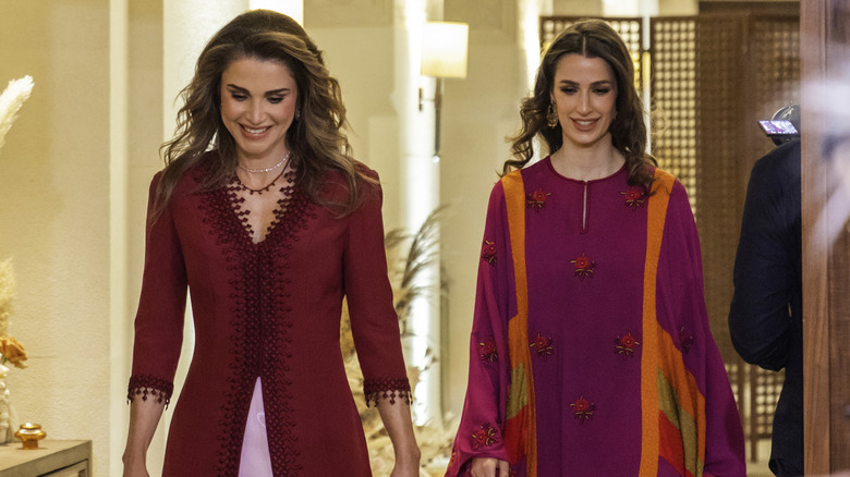 Queen Rania and Princess Rajwa