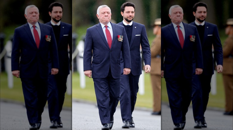 King Abdullah II and Prince Hussein of Jordan