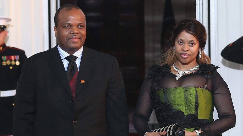 Mswati III and Inkhosikati LaMasango