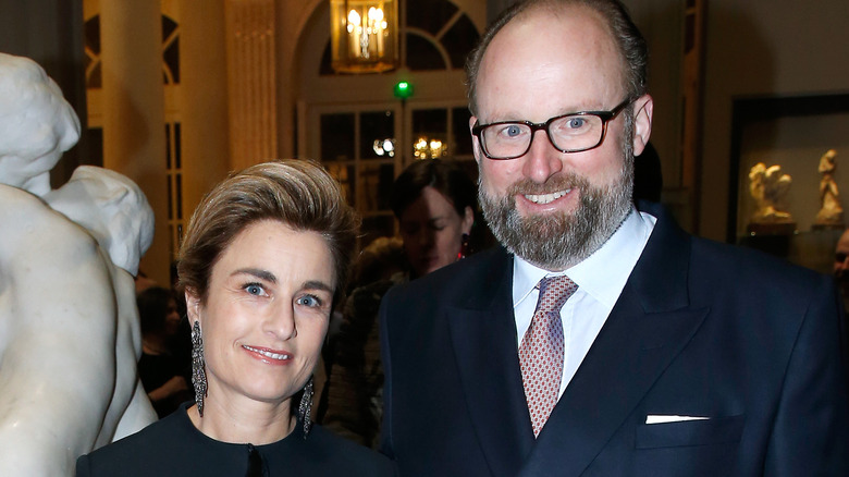 Prince Robert and Princess Julie smiling