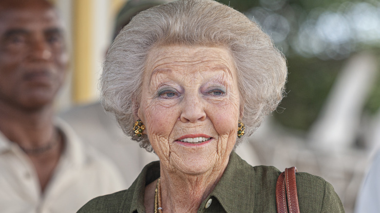 Beatrix of the Netherlands smiling 