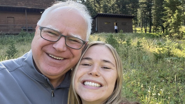 Tim Walz and Hope Walz smiling