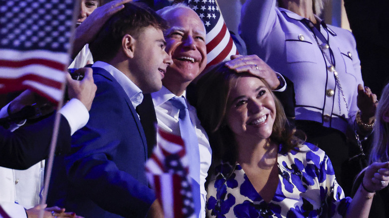 Gus, Tim, and Hope Walz