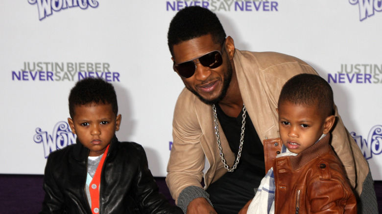 Naviyd Raymond, Usher, and Usher "Cinco" Raymond V