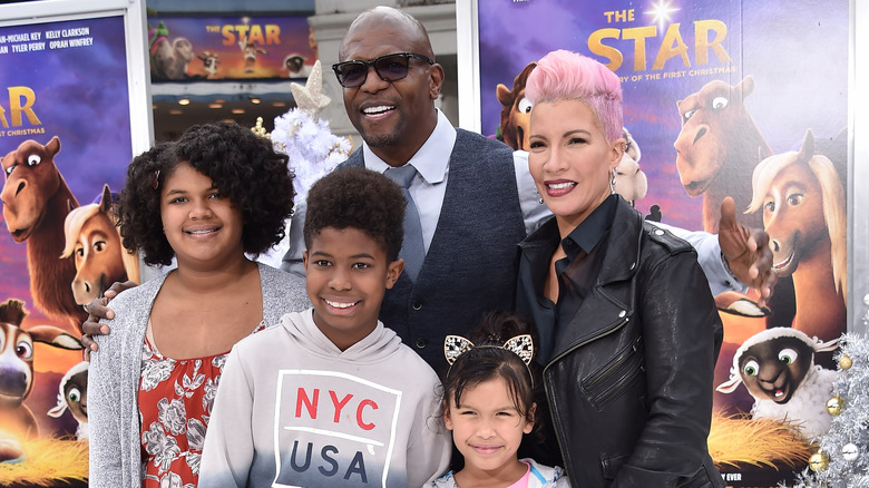 Terry Crews with family