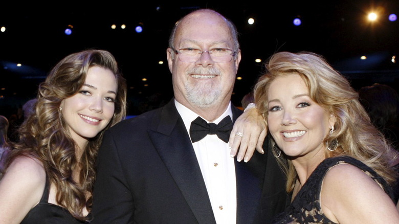 Melody Thomas Scott, Ed Scott, and Elizabeth Scott smiling