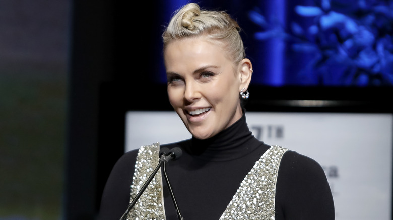 Charlize Theron speaking