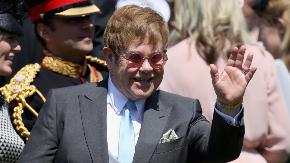 Elton John at Meghan Markle's wedding