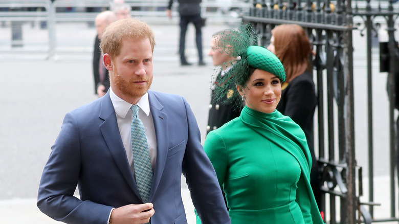 Prince Harry & Meghan Markle walking together