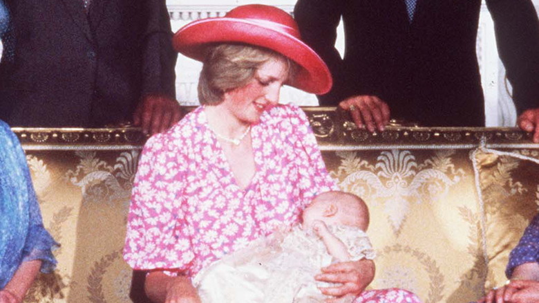 Princess Diana with son William