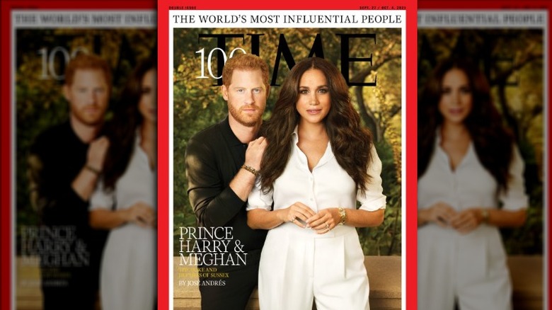 Prince Harry and Meghan Markle Time cover