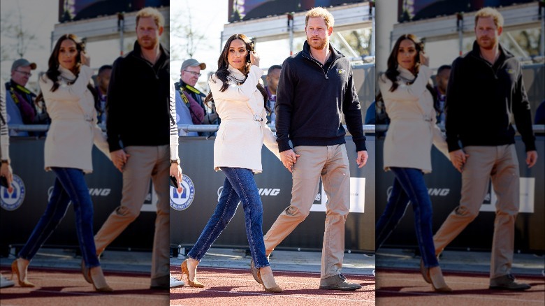 Meghan Markle and Prince Harry at the 2022 Invictus Games