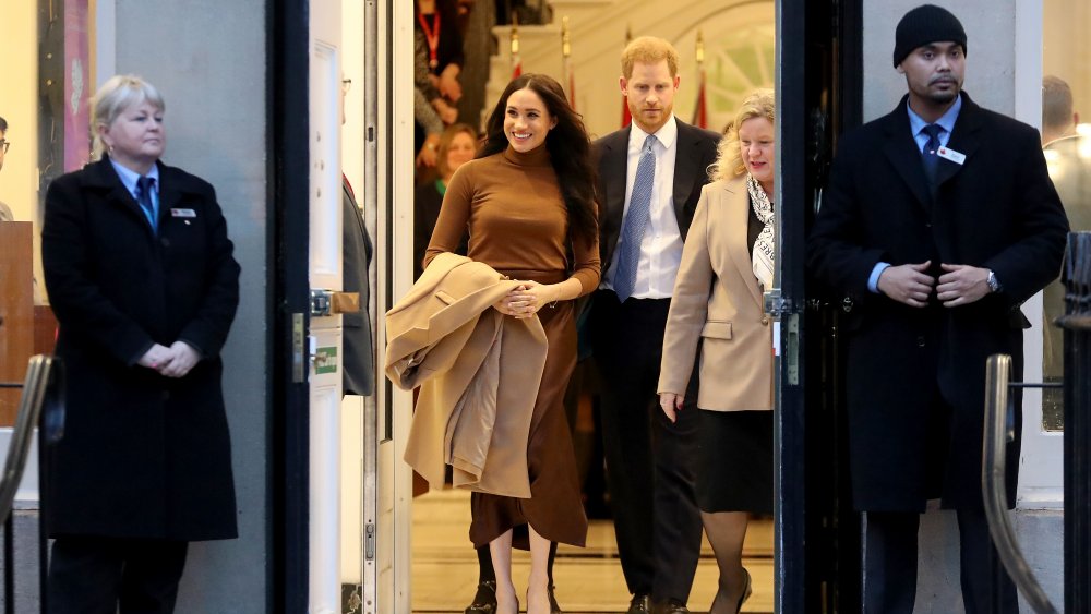 Prince Harry, Meghan Markle, and security detail