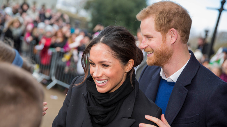 Prince Harry and Meghan Markle at a royal event