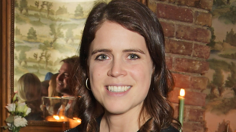 Princess Eugenie with wide smile