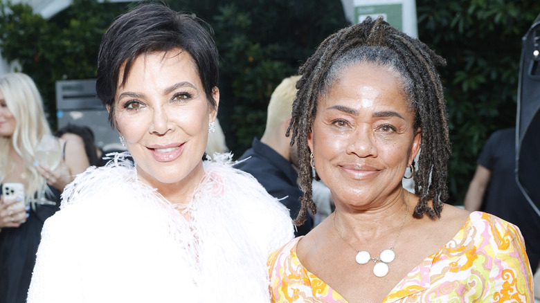 Kris Jenner and Doria Ragland smiling