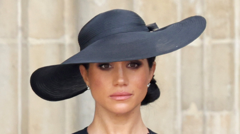 Meghan Markle looks annoyed