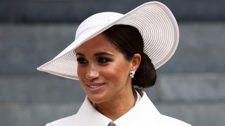 Meghan Markle at the Platinum Jubilee celebration for the Queen