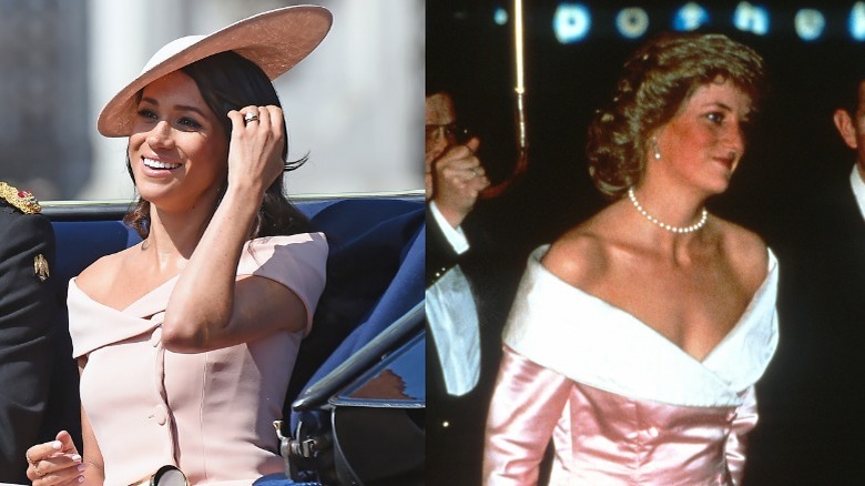 Meghan Markle Princess Diana pink