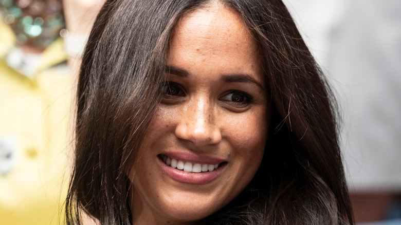 Meghan Markle smiling