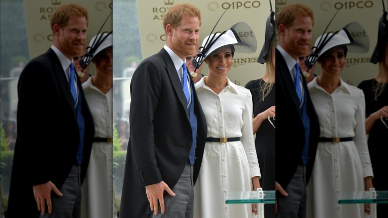 Meghan Markle and Prince Harry smiling