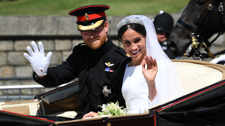 Prince Harry & Meghan Markle wedding day 